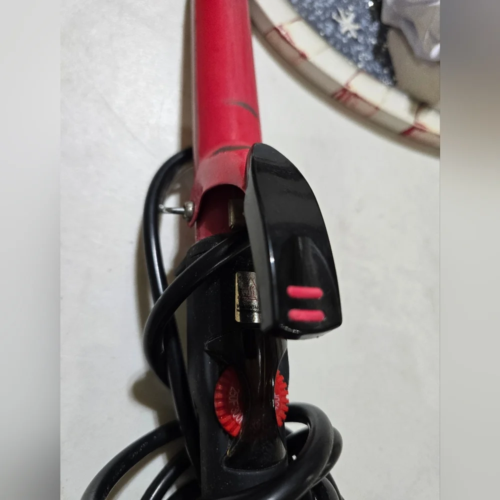 FHI Heat Curling Iron, Platform Bounce Pro, Red And Black
